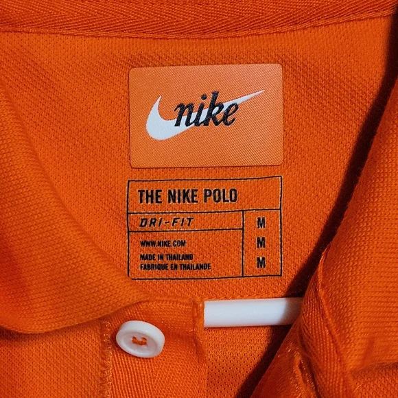 Men's Nike Golf slim fit polo orange NEW - Picture 2 of 6